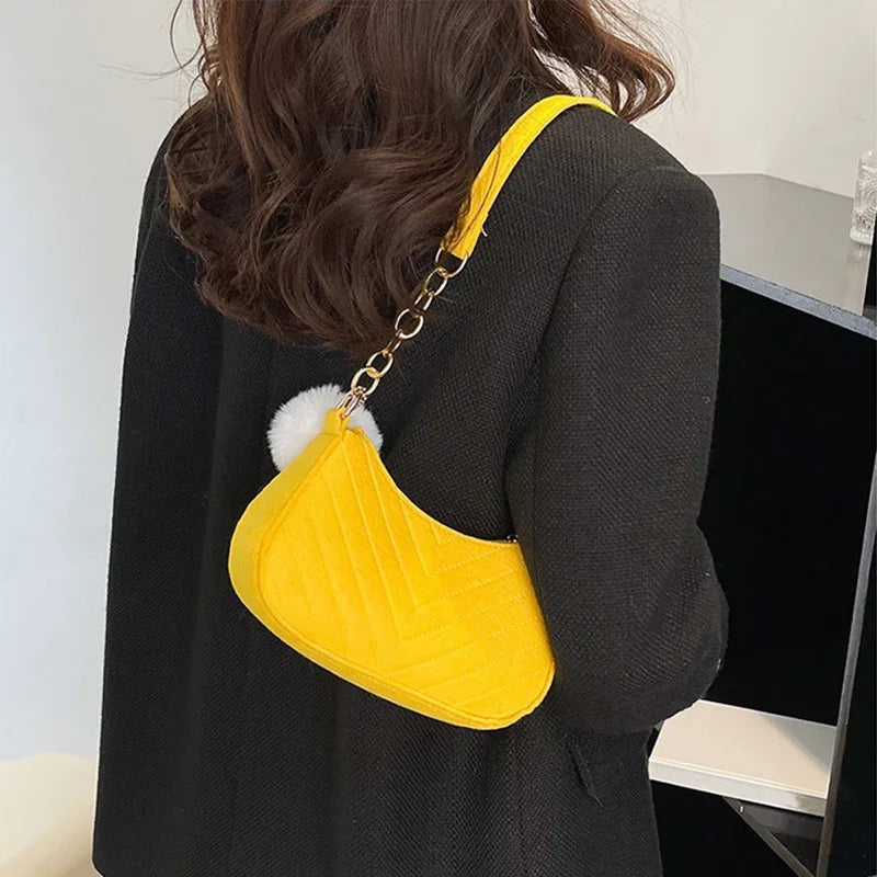 TPU Hard Bucket Armpit Bag | Small Fashion Crossbody Tote Luxegan