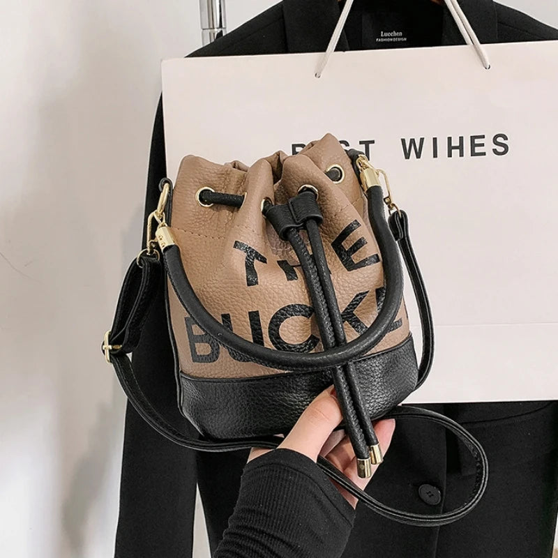 New Fashion Women's Bucket Bag Trend | Brand Casual Versatile Shoulder Bag & High-end Classic Crossbody Bag (Designer Luxury Handbag) Luxegan