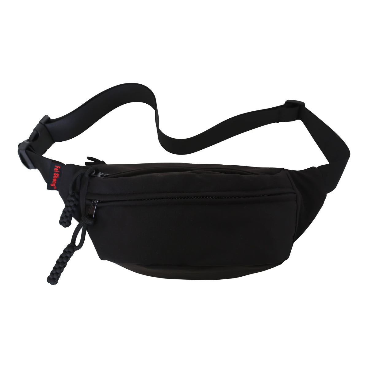New Style Men's Chest Bag | Small Lightweight Trendy Shoulder Backpack | Premium Nylon Sports Waist Bag | Unisex Fashion Solid Color Shell-Shaped Crossbody Bag with Polyester Lining Luxegan