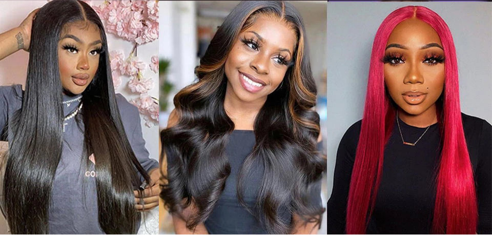 Brazilian Bone Straight Human Hair Bundles | Remy Weave Extensions (1/3/4 Pcs) Luxegan