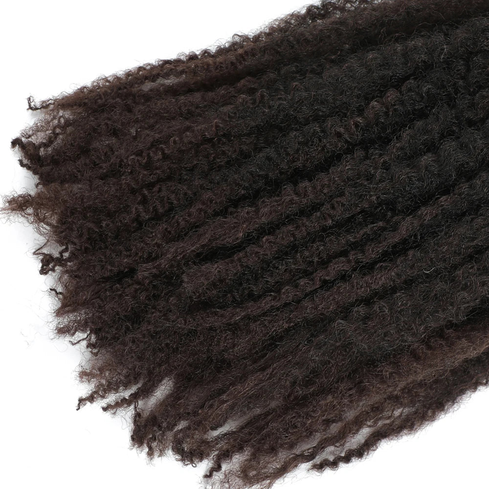 18" Marley Twist Braiding Hair | Crochet Braids | Afro Twist Kinky Hair Extensions | Ombre Colors | 30 Strands/Pack