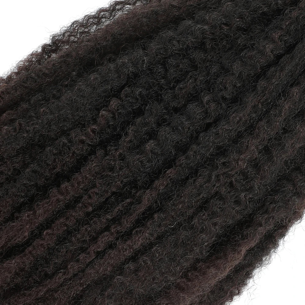 18" Marley Twist Braiding Hair | Crochet Braids | Afro Twist Kinky Hair Extensions | Ombre Colors | 30 Strands/Pack