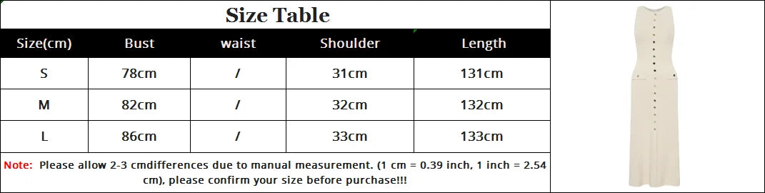 Solid O-Neck Sleeveless Tank Button Detail Slim Fit A-Line Mid-Calf Dress – High Stretch Knitted Polyester, Empire Waist, Summer Luxegan
