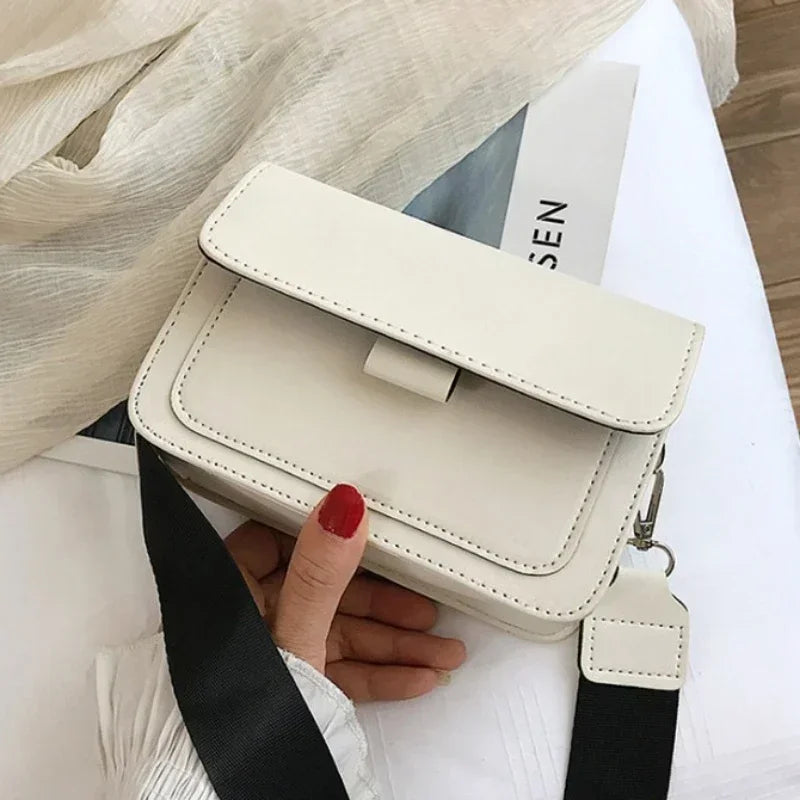Fashion Brand Women's Small Crossbody Bag | Lightweight PU Leather Messenger Bag (Flap Handbag Purse, Summer Travel Bag for Female) Luxegan
