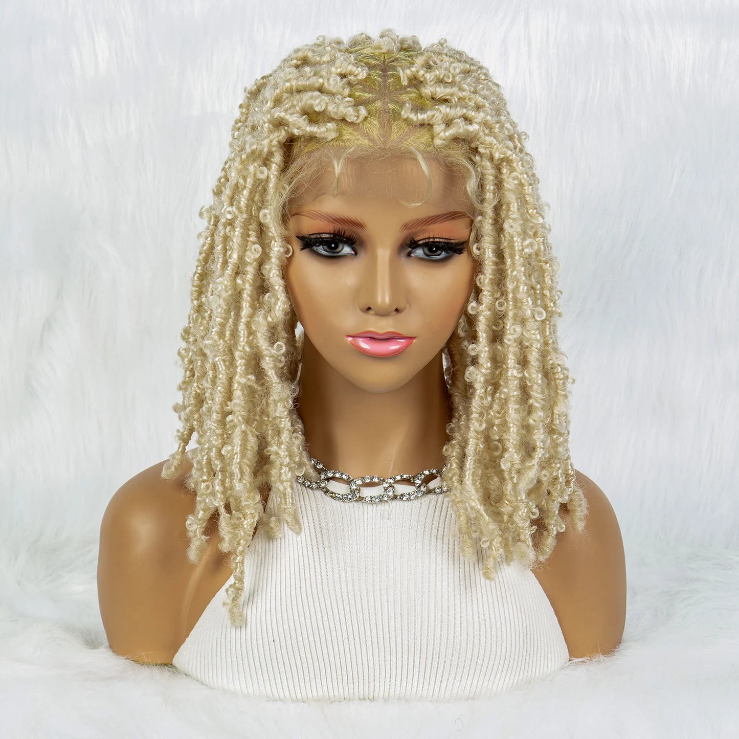 KIMA Box Braids Wig | Lace Front | Baby Hair | Synthetic Braided Wig Luxegan
