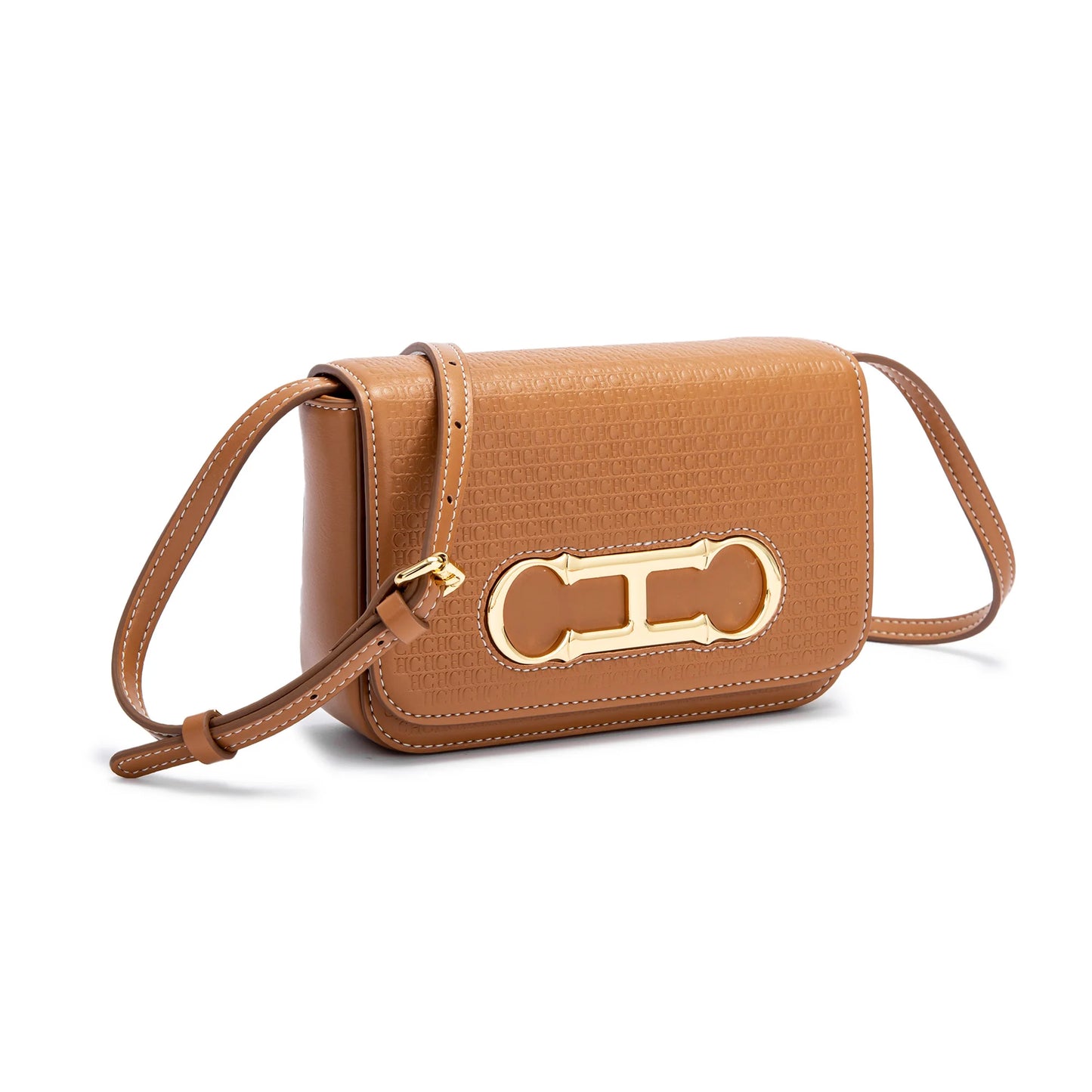 CHCH Women's Crossbody Bag 2024 New Flip Saddle Bag Simple Commuter Small Square Bag