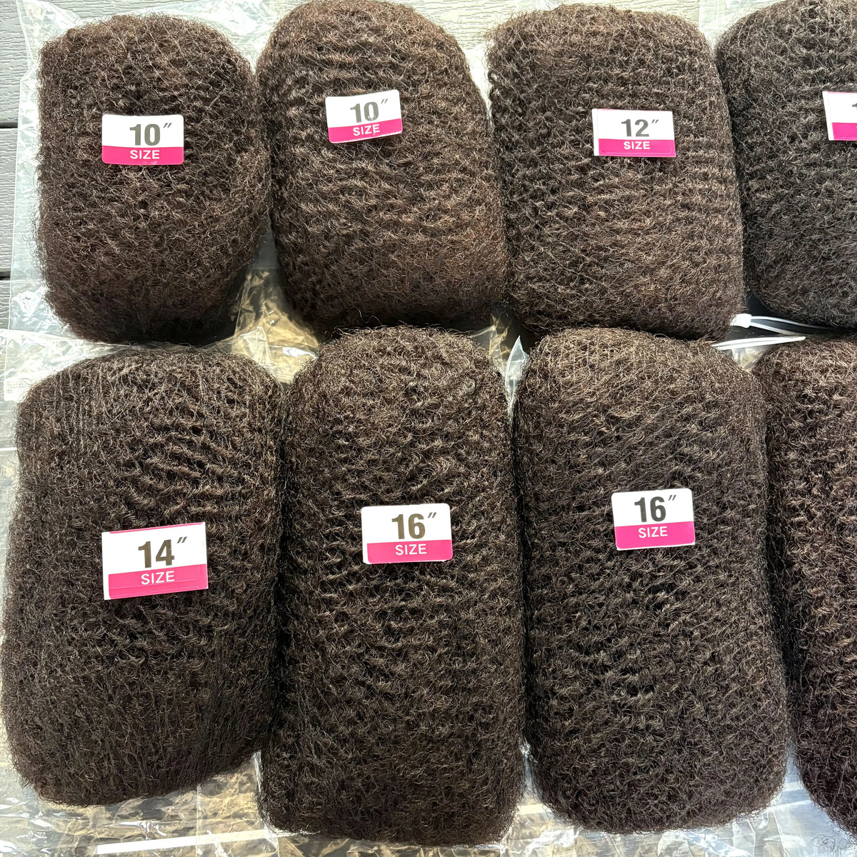 4C Afro Kinky Human Hair Bulk | Locs, Twists & Braids Extensions | 10-18in