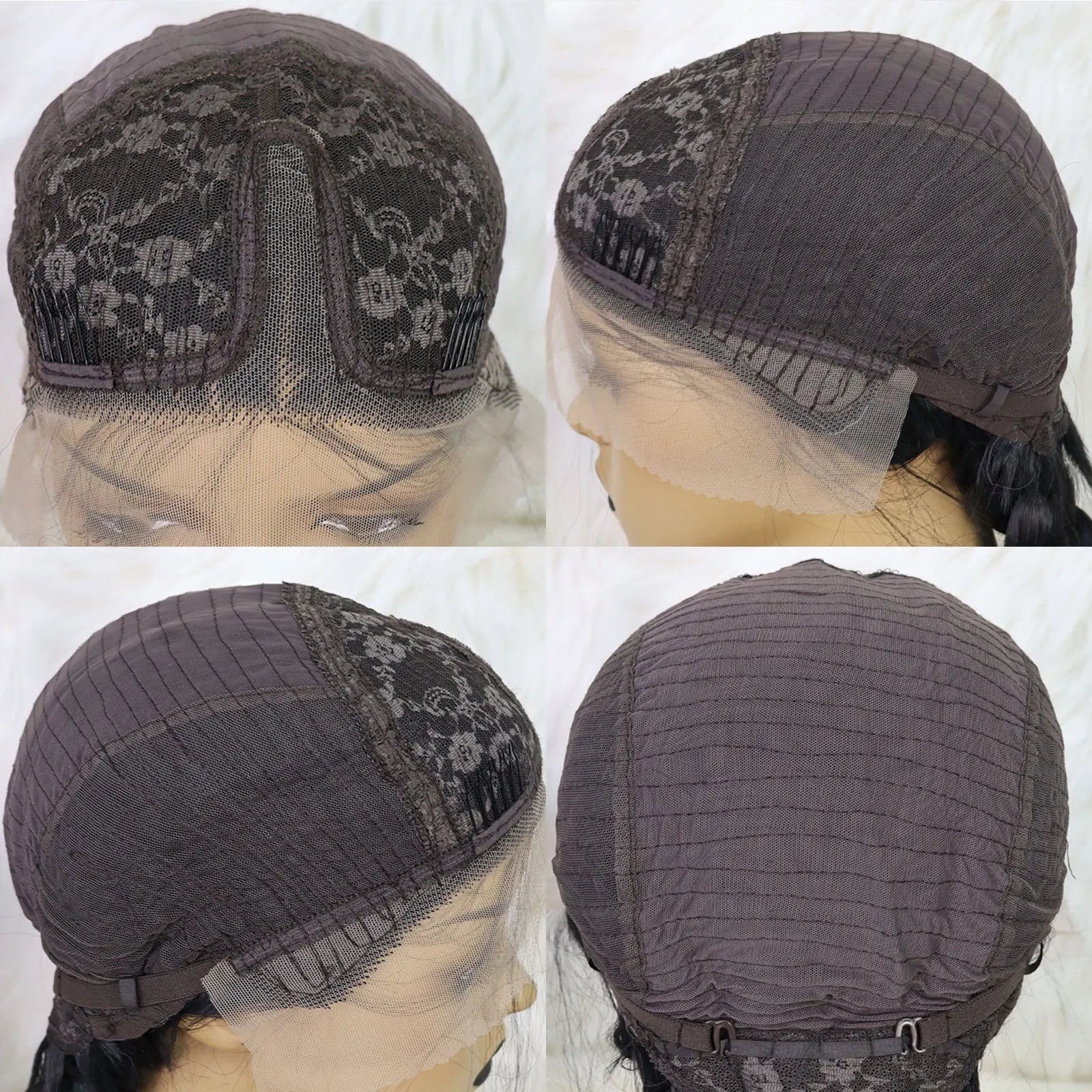 Long Black Senegalese Twist Wig | T-Part Lace Braided Wig | Synthetic Braids with Wig Cap | Daily & Party Use