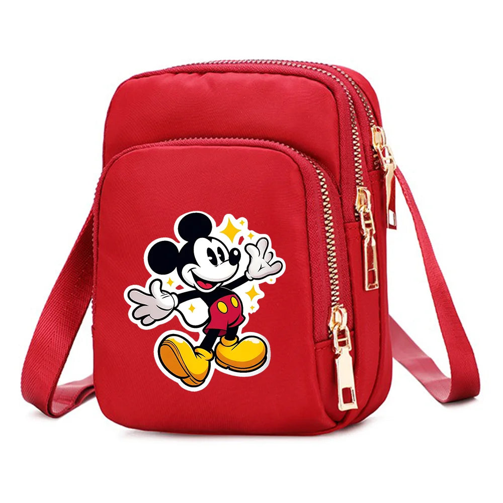 Mickey & Minnie Mouse Shoulder Bag | Cartoon Crossbody Handbag Luxegan
