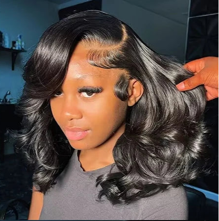 Loose Wave Bob 5x5 HD Lace Closure Wig | Invisible Transparent Lace | Pre-Plucked Human Hair Luxegan