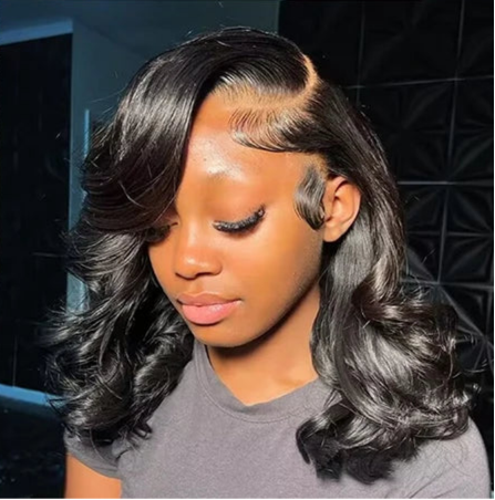 Loose Wave Bob 5x5 HD Lace Closure Wig | Invisible Transparent Lace | Pre-Plucked Human Hair Luxegan