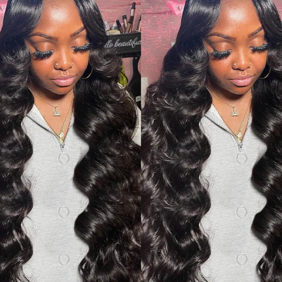 Brazilian Body Wave Remy Hair Bundles | 1-3 Pcs 10"-32" Human Hair Extensions Luxegan