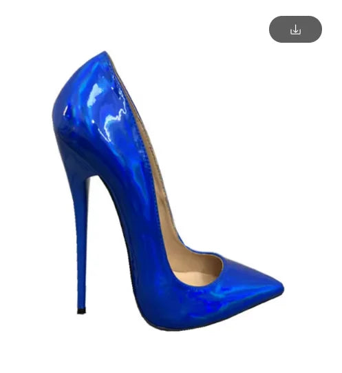 16cm Stage Show Patent Leather Stilettos | Sophisticated Camouflage Pattern High Heels | Elegant "Handmade Shallow-Out" Silhouette | "Dignified" Sexy Pointed Toe Party Shoes for Radiant Versatile Styling Luxegan