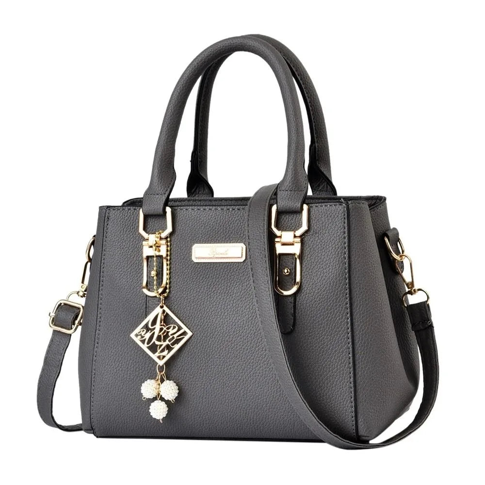 Women’s Casual PU Leather Shoulder Bag | Large Capacity Messenger Handbag | Minimalist Daily Tote & Versatile Crossbody Purse Luxegan