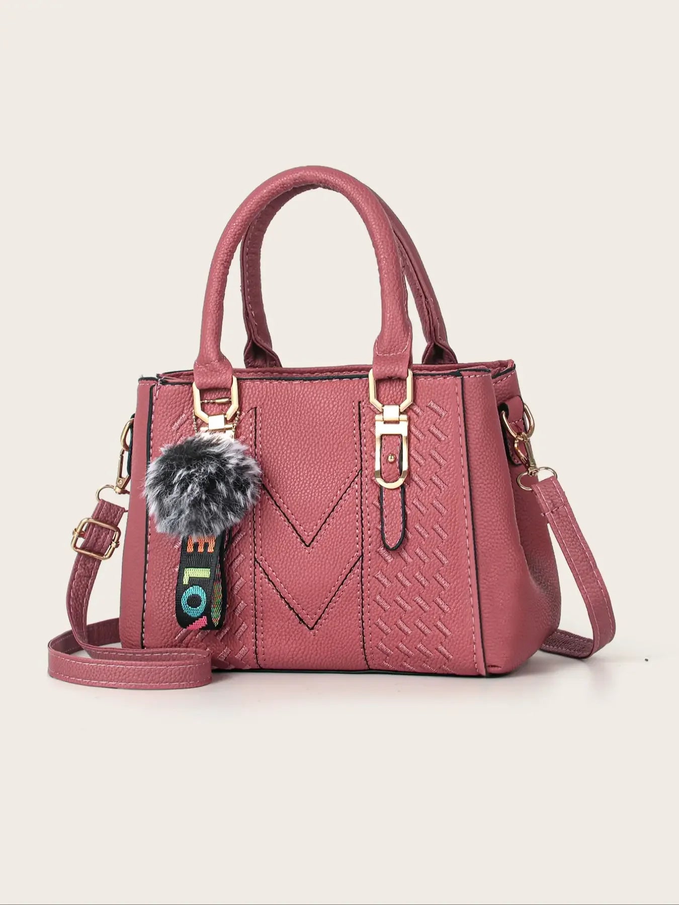 Fashionable Large Capacity Embroidered Crossbody Bag for Women | PU Leather Handbag for Daily Use & Business Luxegan