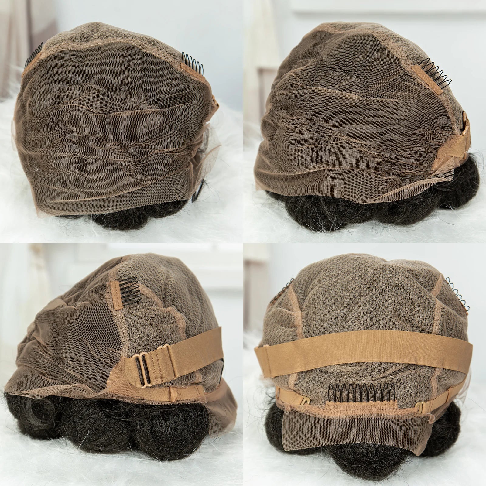 Bantu Knotless Box Braids Full Lace Wig | Short Cute Handmade Synthetic Lace Front Luxegan