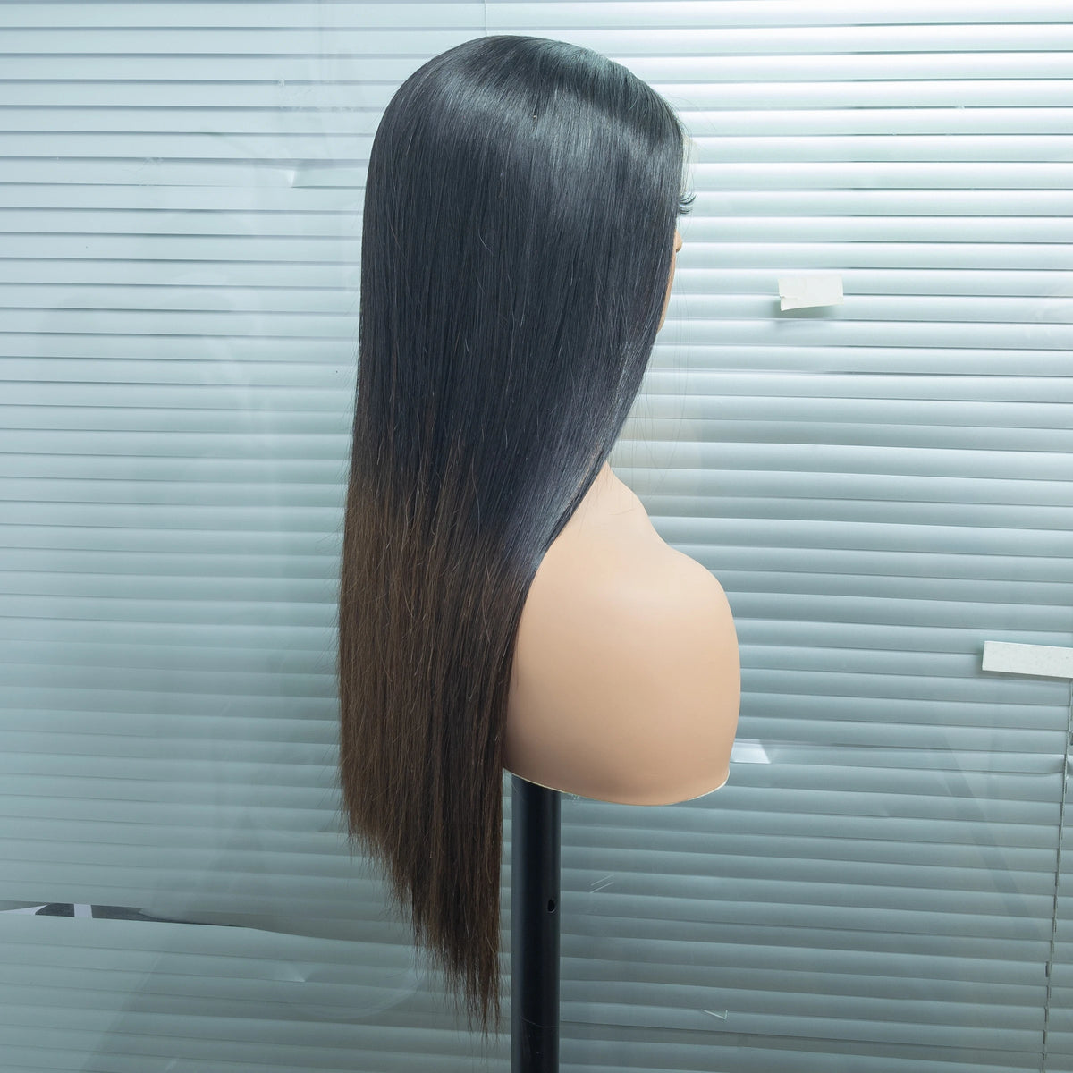 300% Density Vietnamese Raw Human Hair Bob Wigs 2x6 HD Lace Closure Bone Straight Bob Wigs Chocolate Brown 1BT4 Short Bob Wigs