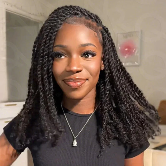 TOP Selling Afro Kinky Bulk Braiding Hair Extensions | Rebecca Lightweight Natural & Colored Brazilian Remy Hair (Long-Lasting) Luxegan