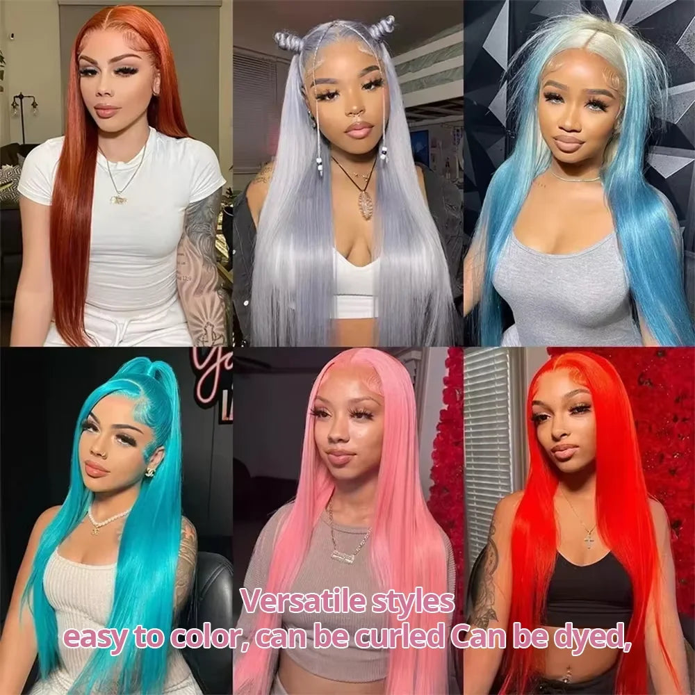 613 Honey Blonde Straight 13x6 HD Lace Frontal Human Hair Wig | Transparent Brazilian Remy 13x4 Lace Frontal for Women Luxegan