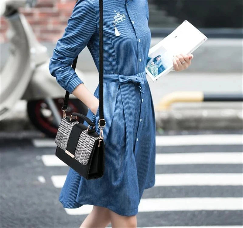 New Arrival Retro Women Handbag High Quality Ladies Crossbody Messenger Bags | PU Leather Female Flap Shoulder Bag Luxegan