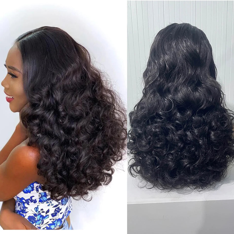 12A Double Drawn Bouncy Body Wave HD Lace Frontal Wig | 250% Density Glueless Vietnamese Raw Human Hair Luxegan
