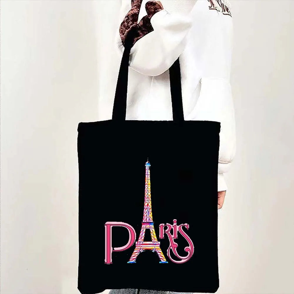 Woman's Large Capacity Canvas Tote Bag | Stylish Travel & Shopping Shoulder Handbag (Work, Gym, Grocery, Eco-Friendly) Luxegan