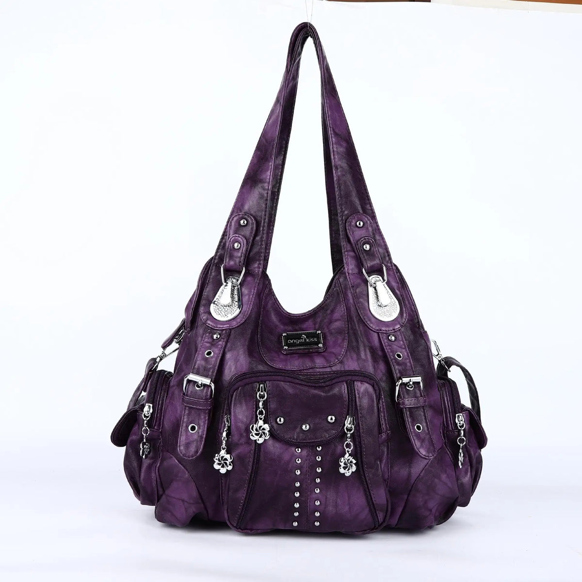 Women’s Soft PU Leather Dumpling Bag | Trendy "Bun" Style Hobo Shoulder Purse | Mid-Size Casual Crossbody for Daily Matching Luxegan