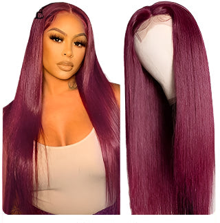 Wear & Go Deep Wave HD Glueless Wig | 6x4 Transparent Lace Peruvian Remy Human Hair (Pre-Plucked & Bleached Knots) Luxegan