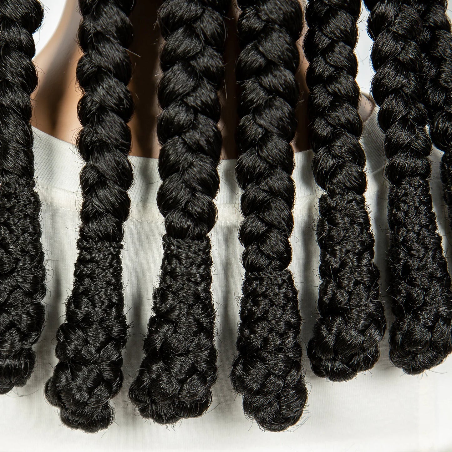 Cornrow & Bantu Knots Braided Wig | Stitch Braids | Full Lace | Synthetic Hair | Kima Wigs