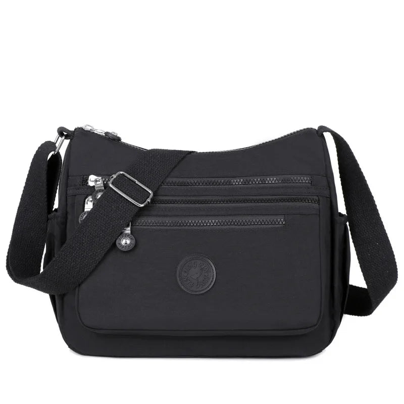 Women's Messenger Large Capacity Shoulder Bag | Polyester Fashion Cosmetic Bag & Simple Versatile Handbag (Crossbody Bag) Luxegan