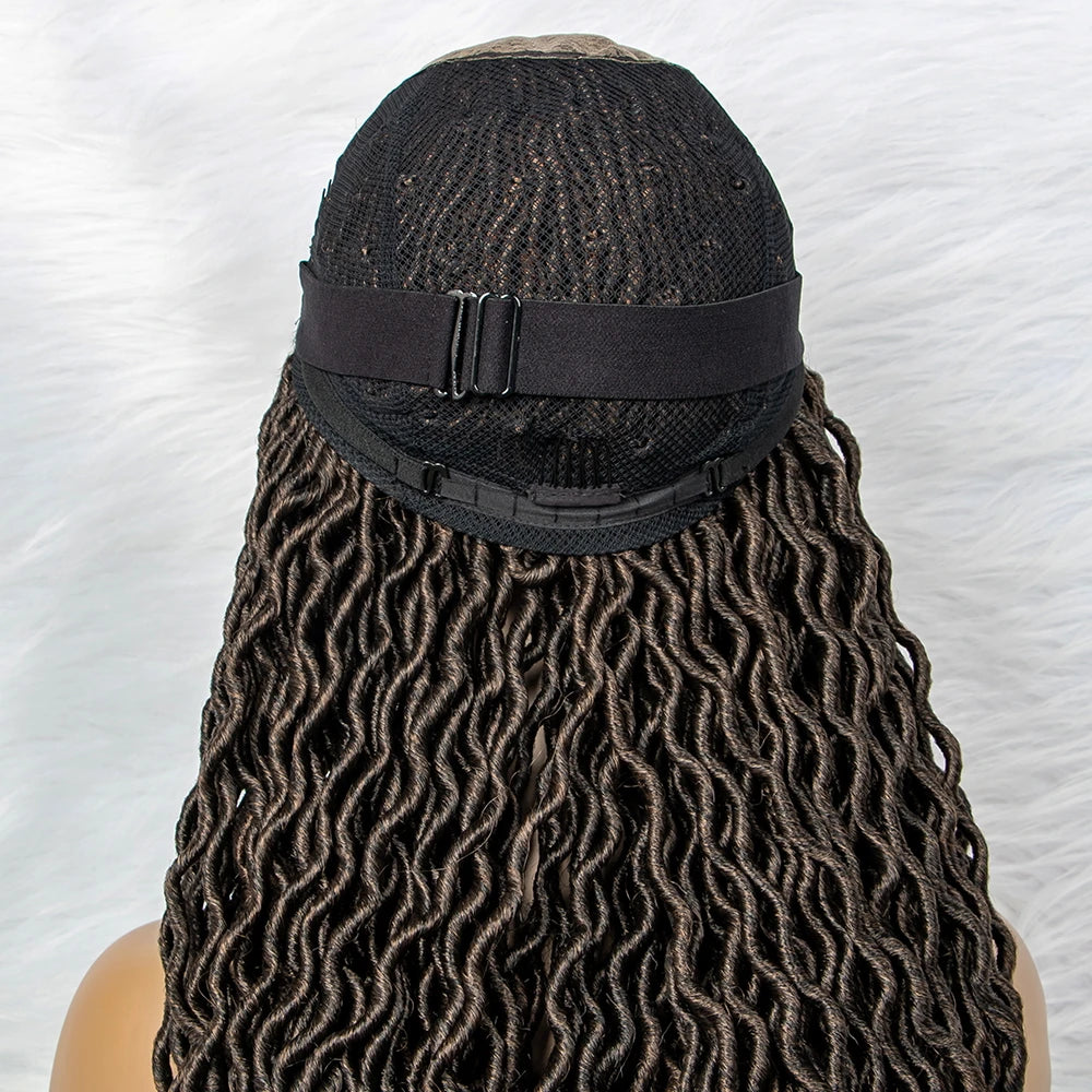 Goddess Box Braids Wig | Curly Ends | Full Lace | Crochet Hair | Black Women Luxegan