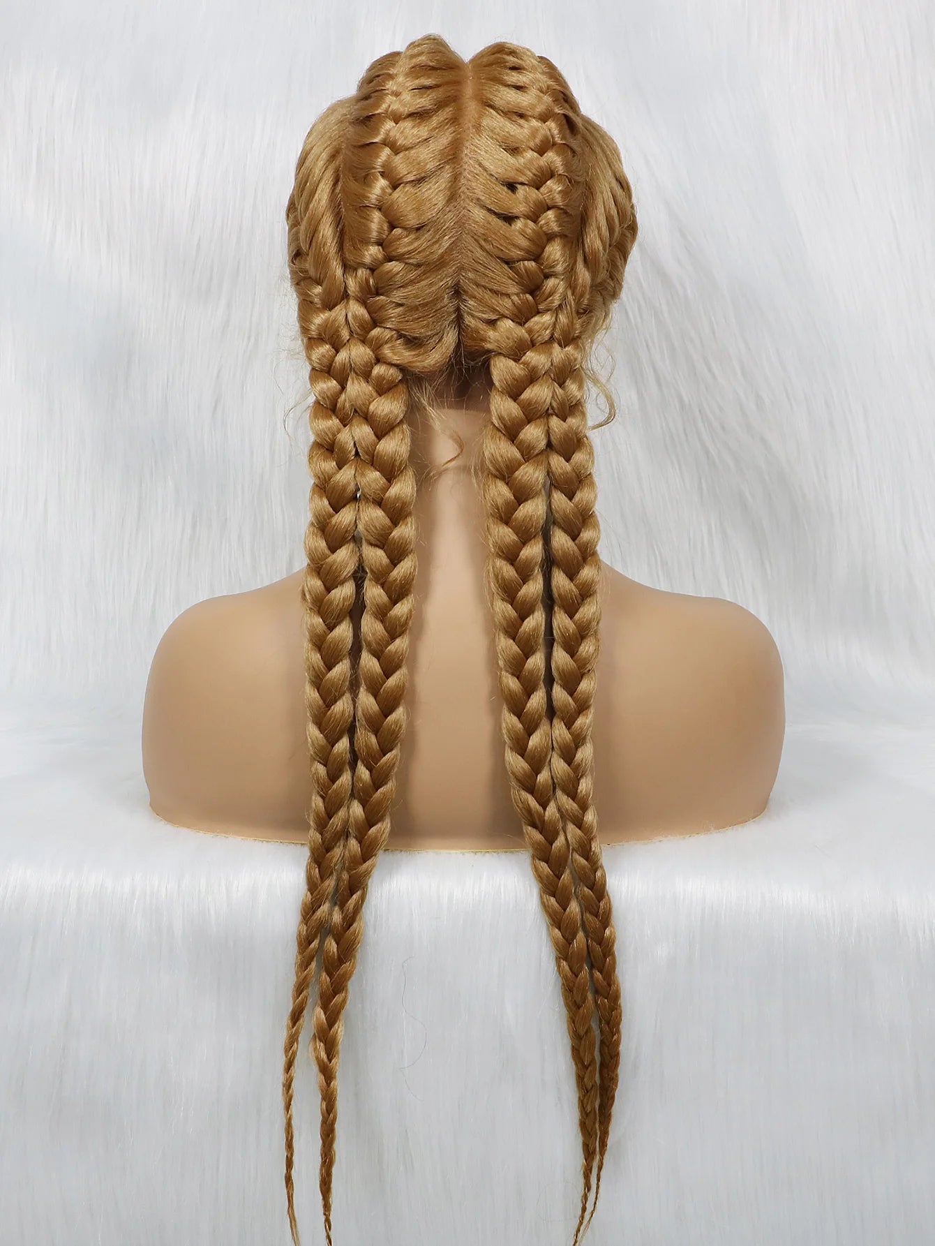 KIMA New Arrival 26" Braided Wig | Lace Front with Baby Hair Luxegan