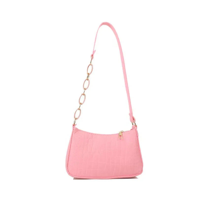 Fashion Felt Shoulder Bag | Minimalist Underarm Handbag Luxegan