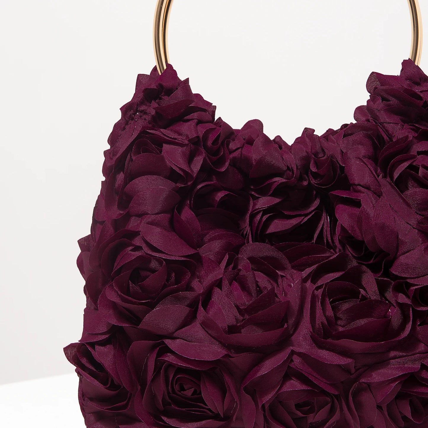 Luxury Rose Flower Tote Bags for Ladies | Elegant Party Bag & Wedding Handbag Luxegan