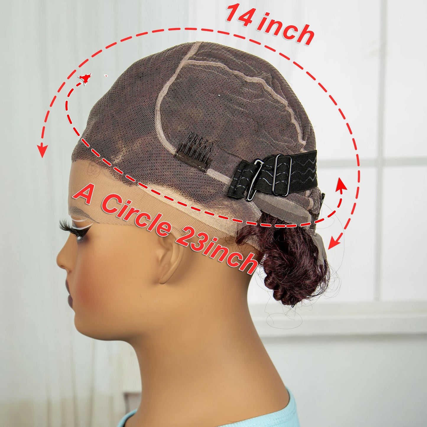 Ginger Orange Bantu Knotless Braids Wig | Full Lace | Baby Hair Luxegan