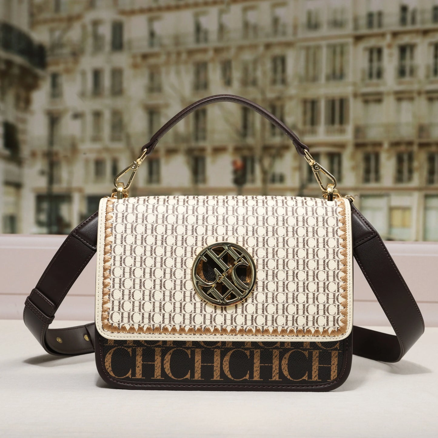 Exquisite Dark Letter Embossed Box Bag | Luxury Party Shoulder Purse Luxegan