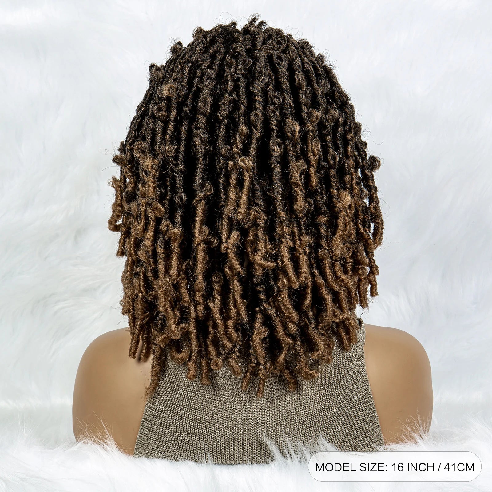 Lightweight Curly End Box Braids Wig | Lace Front Luxegan
