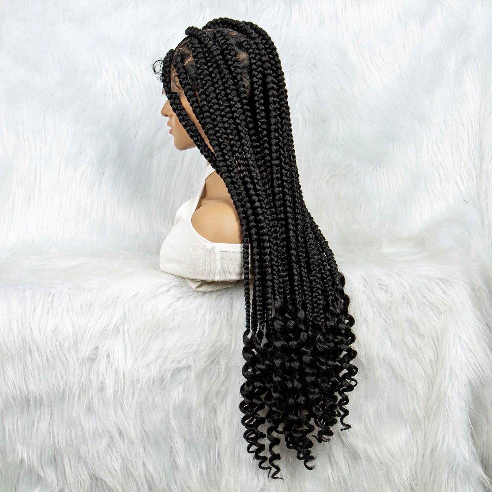 KIMA New Arrival Box Braids Wig | Full Lace Front Luxegan