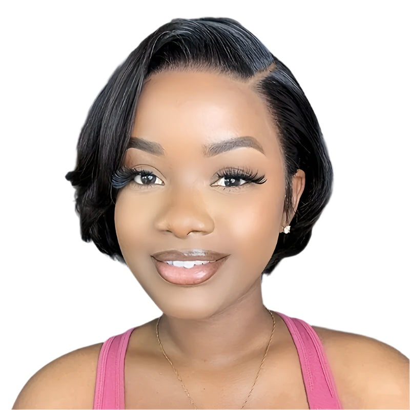 Pixie Cut Bob Wig | 13x4 Lace Front | Human Hair | Remy Hair | Cosplay & Party Wig
