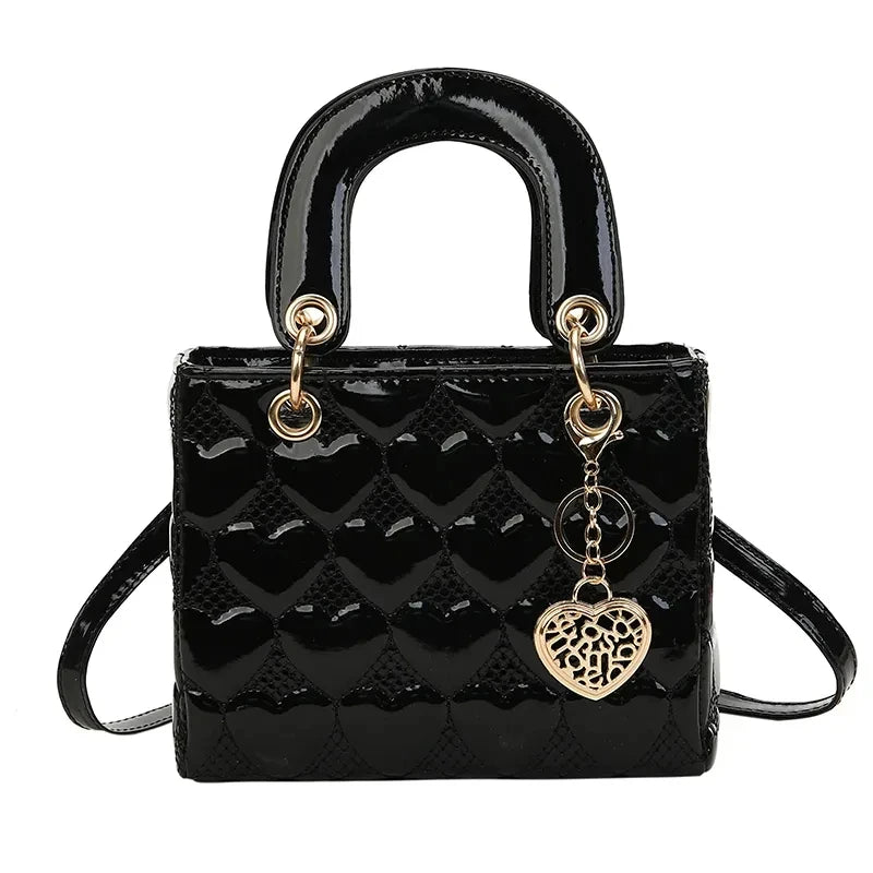 Women's Brand Luxury Quilted Square Handle Bag | High-Quality Classic Tote & Crossbody Luxegan
