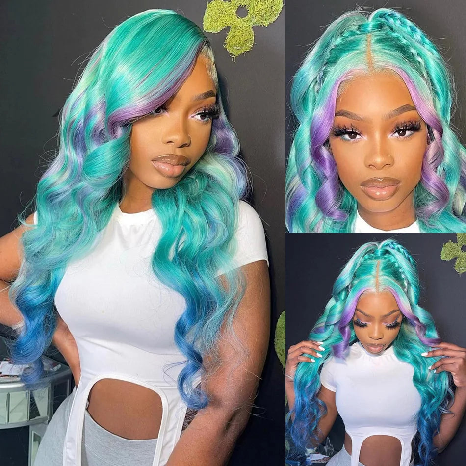 250% Density 30/40 Inch 613 Honey Blonde Body Wave 13x6 HD Transparent Lace Frontal Wigs Brazilian Remy Human Hair