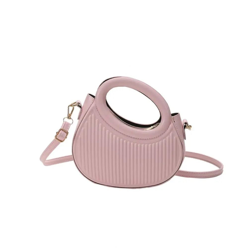 Pleated Half-Moon Underarm Bag | Fashion Shoulder & Messenger Purse Luxegan