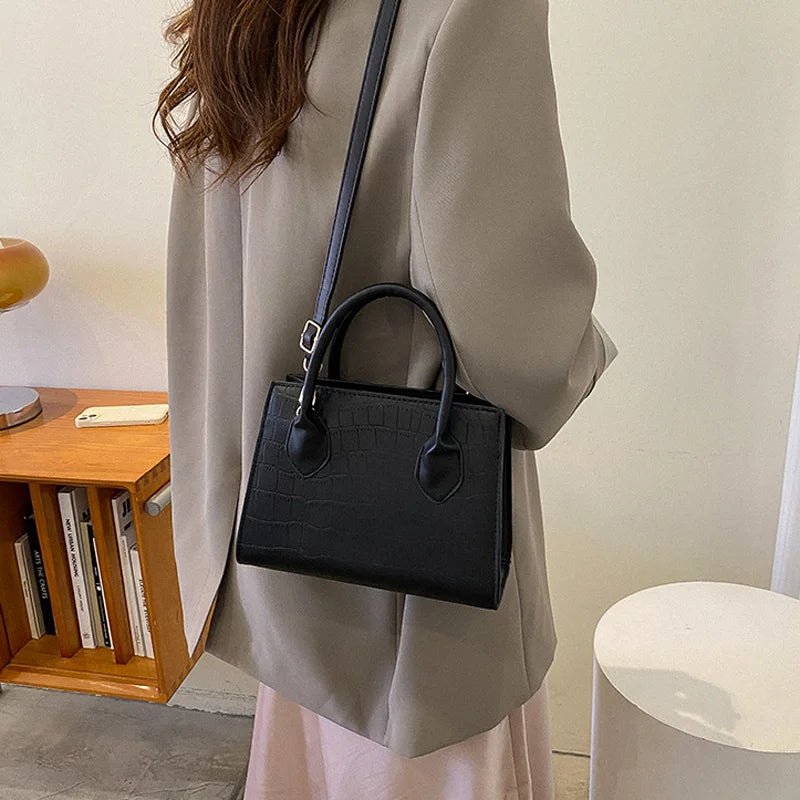 New Square Crossbody Bags for Women | Fashion Handbags & Purses & Ladies Shoulder Bag (Small Top Handle Bags) Luxegan