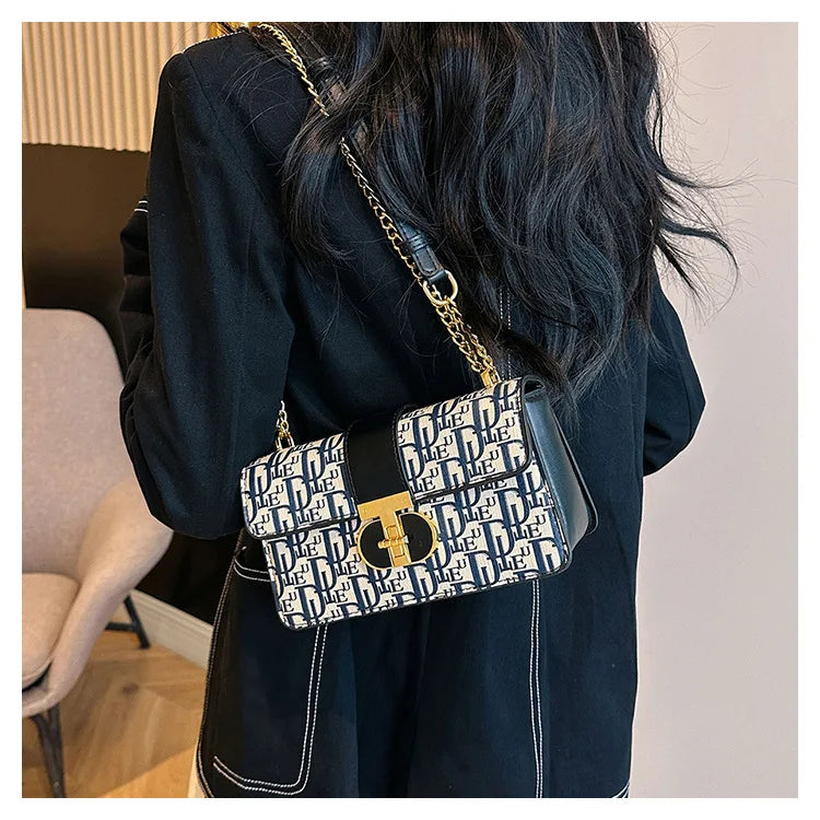 Microfiber Baguette Shoulder Bag | Fashion Luxury Designer Crossbody Clutch Luxegan