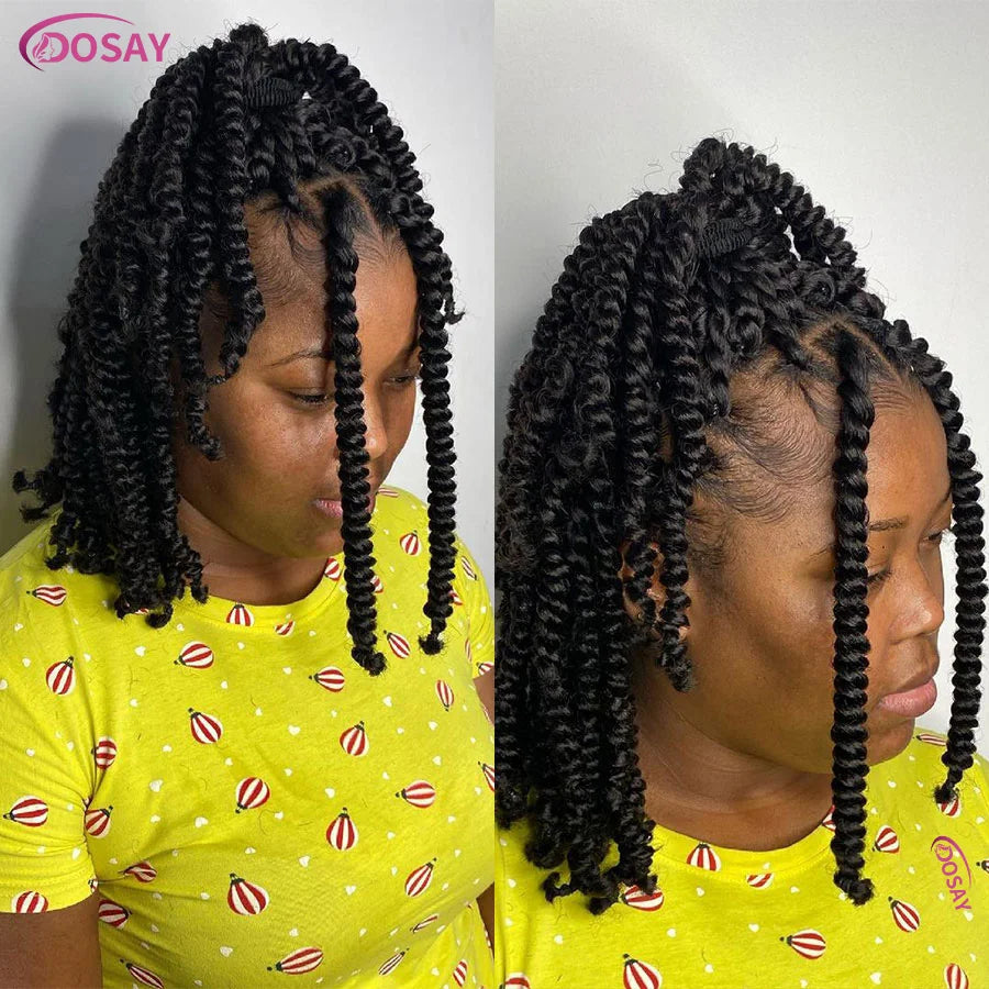 36" Fulani Cornrows & Knotless Box Braids Wig | 360 Full Lace | Baby Hair | Black Women Luxegan