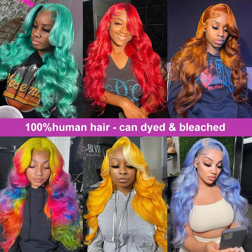 40 Inch 613 Blonde Body Wave HD Lace Front Wig | Brazilian Remy Human Hair | 250% Density