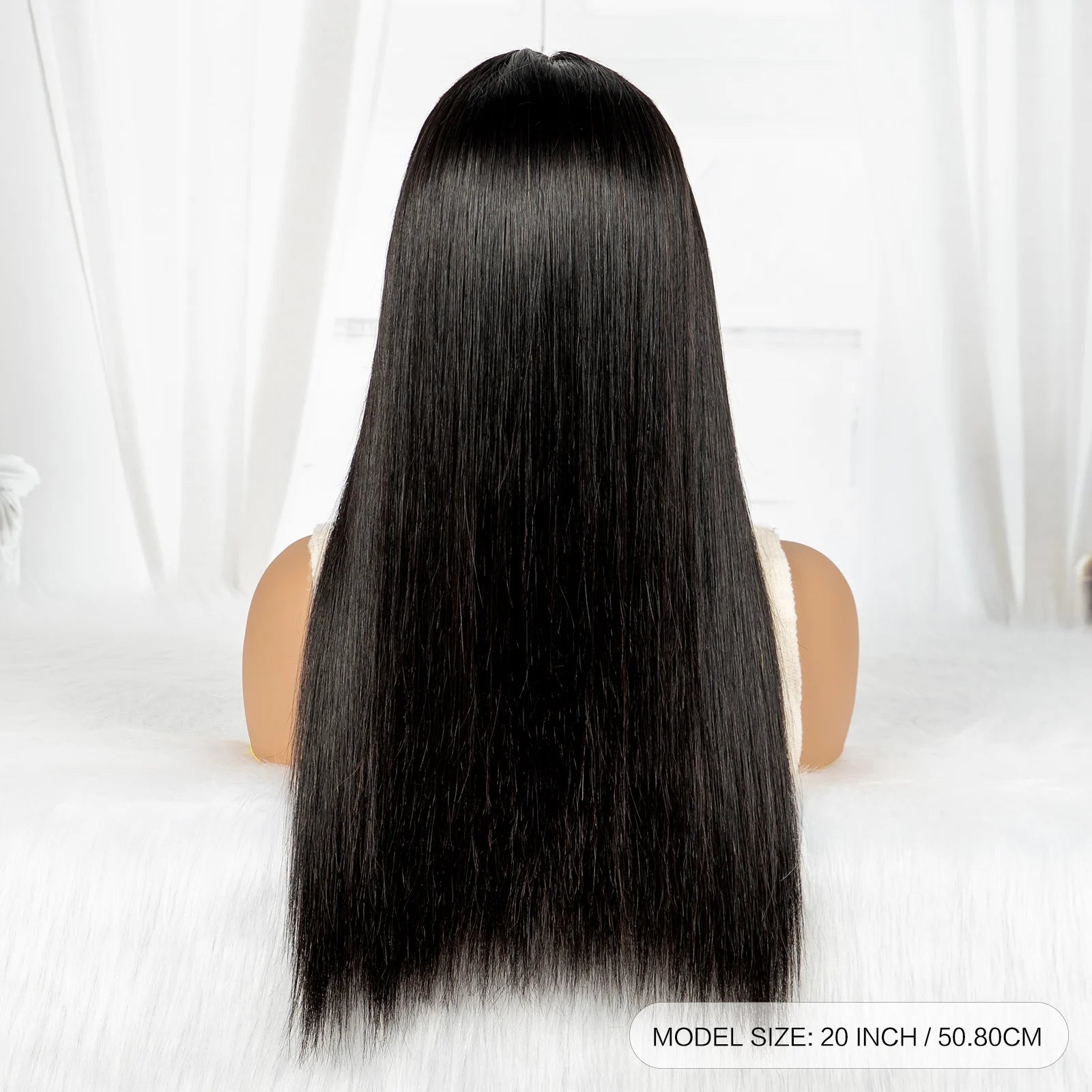 16A Double Drawn 1BT4 Chocolate Brown Bone Straight Wig | 2x6 Real HD Lace Raw Vietnamese Virgin Human Hair Luxegan