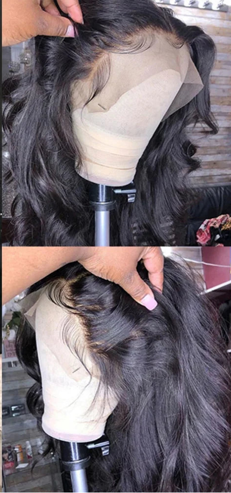 Ombre Body Wave Lace Front Wig | 180% Density Brazilian Remy Human Hair (13x4 & 4x4, Pre-Plucked) Luxegan