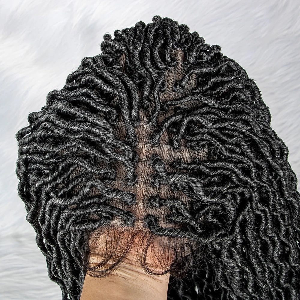 Goddess Box Braids Wig | Curly Ends | Full Lace | Crochet Hair | Black Women Luxegan