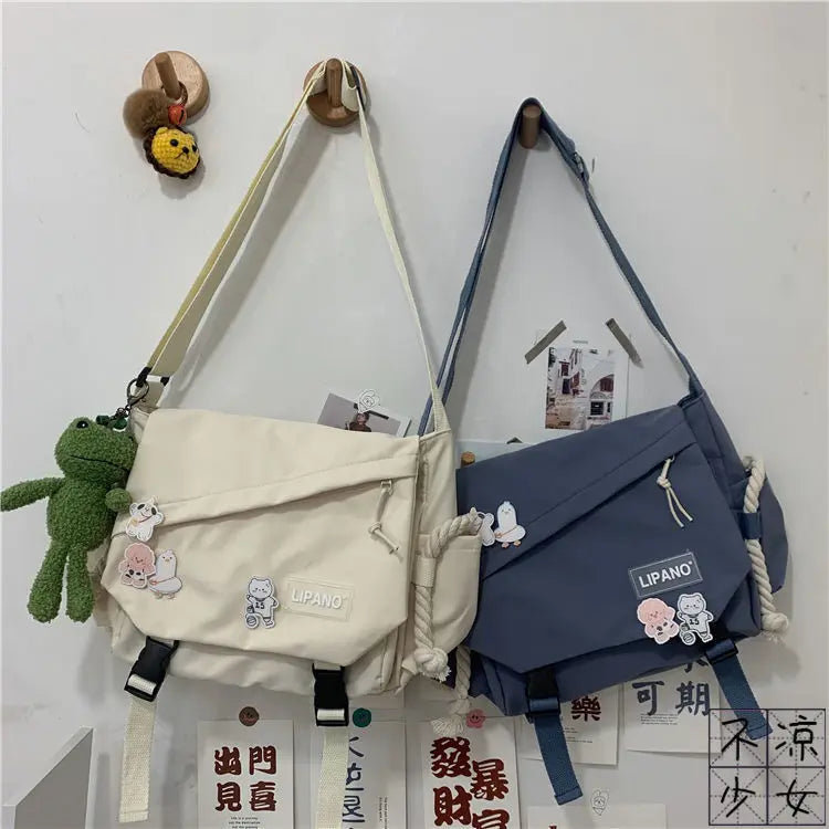 Canvas Diagonal Cross Bag | Youth Fashion Casual Shoulder Bag & Messenger Bag Luxegan